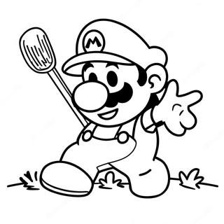 Mario Golf Coloring Page 60982-49059