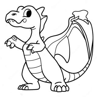 Gigantamax Charizard Breathing Fire Coloring Page 60993-49074