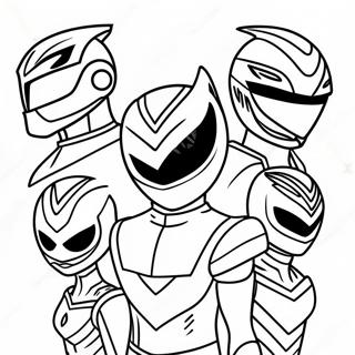 Power Rangers Beast Morphers Coloring Page 61002-49078