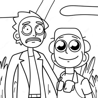 Rick And Morty Stoner Coloring Pages