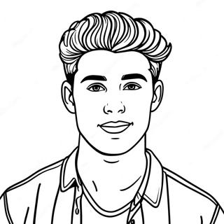 Shawn Mendes Coloring Page 61042-49110