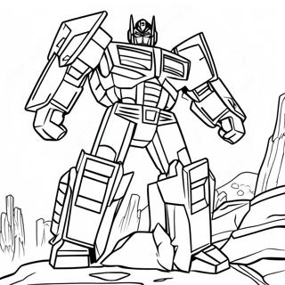 Transformers Dark Of The Moon Coloring Pages