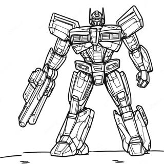 Transformers Dark Of The Moon Megatron Coloring Page 61053-49119