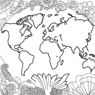 Label The Continents Coloring Page 61072-49140