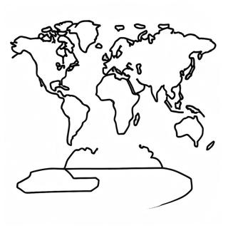 Label The Continents Coloring Pages