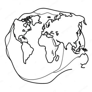 Colorful Continents Map Coloring Page 61073-49134