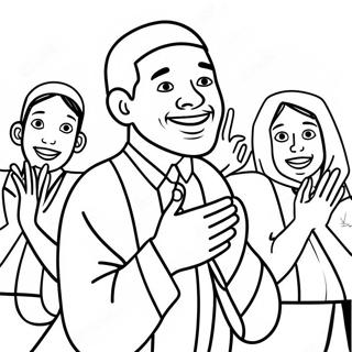 Joyful Gospel Characters Coloring Page 61093-49154