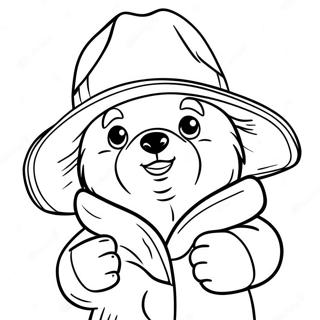 Paddington Bear Coloring Page 61102-49160