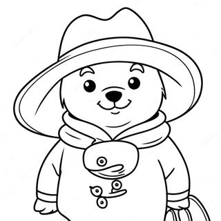 Adventurous Paddington Coloring Page 61103-49165