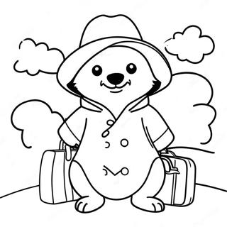 Adventurous Paddington Coloring Page 61103-49167