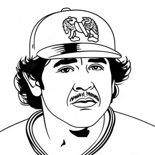 Maradona Coloring Pages