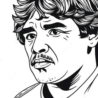 Maradona Coloring Page 61112-49164