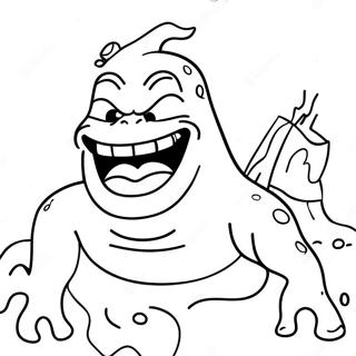 Slimer Coloring Page 61132-49184