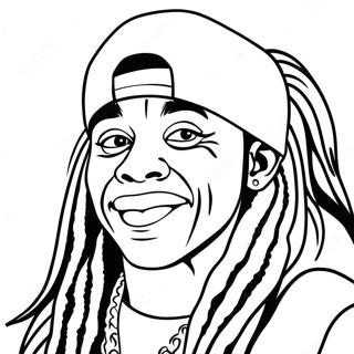 Lil Wayne Coloring Page 61142-49188