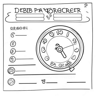 Debt Payoff Coloring Pages