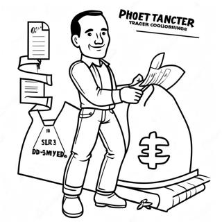 Debt Payoff Progress Tracker Coloring Page 61172-49214