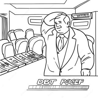 Debt Payoff Progress Tracker Coloring Page 61172-49216