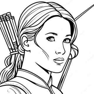 Katniss Everdeen Coloring Pages