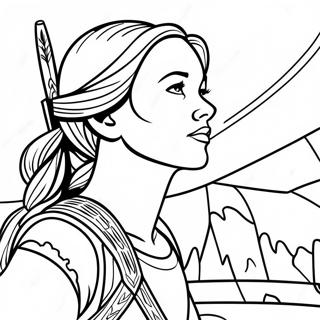 Katniss Everdeen Coloring Pages