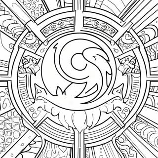 Cleveland Guardians Logo Coloring Page 61192-49230