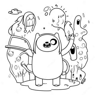 Adventure Time Coloring Page 611-482