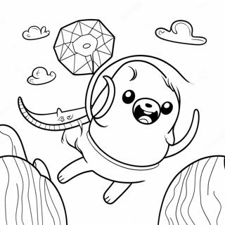 Adventure Time Coloring Page 611-483