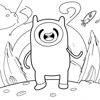 Adventure Time Coloring Page 611-484