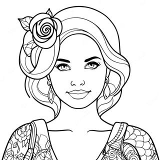 Lana Green Coloring Pages