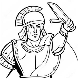 Roman Soldier Coloring Pages