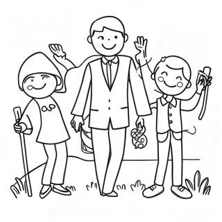 Stick Figure Family Coloring Page 61232-49262