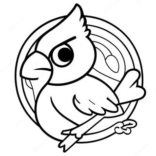 Louisville Cardinal Coloring Pages