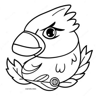 Louisville Cardinal Logo Coloring Page 61252-49275