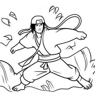 Itachi Naruto In Battle Coloring Page 61273-49299