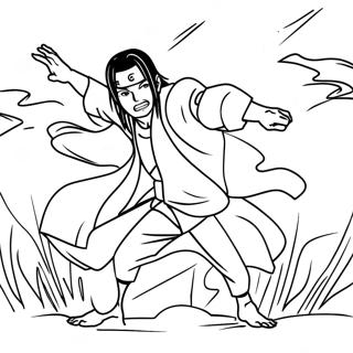 Itachi Naruto In Battle Coloring Page 61273-49300