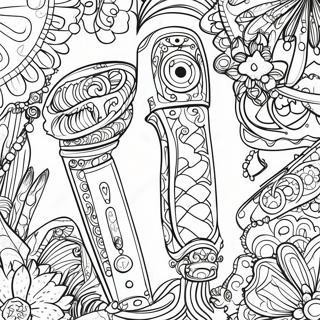 Cool Razor Design Coloring Page 61293-49315