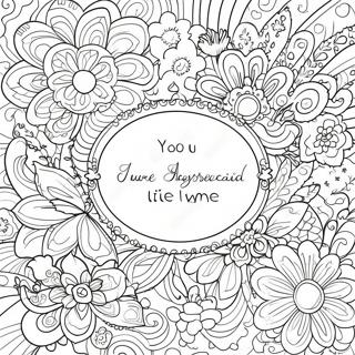 Encouraging Words Coloring Page 61302-49324