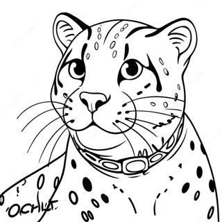 Ocelot Coloring Page 61322-49334