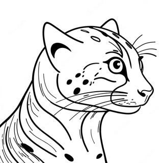 Ocelot Coloring Page 61322-49335