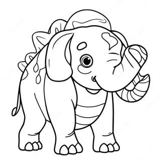 Jumbo Fantasy Creature Coloring Page 6132-5060