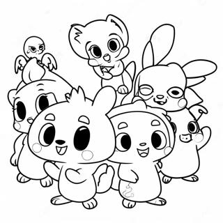 Pikwik Pack Coloring Pages