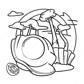 Disc Golf Coloring Pages