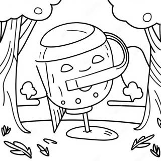 Disc Golf Coloring Page 61362-49367