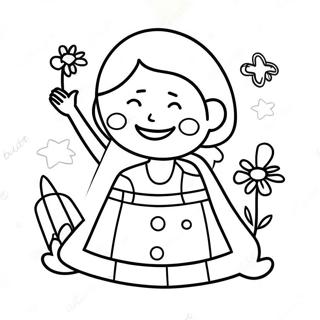 Cheerful Get Well Soon Mom Coloring Page 61373-49377