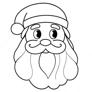 Cute Santa Claus Coloring Page 61403-49403