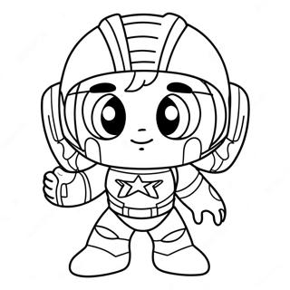 Cute Nova Character Coloring Page 61413-49409