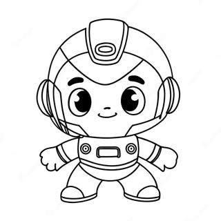 Cute Nova Character Coloring Page 61413-49410