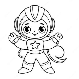 Cute Nova Character Coloring Page 61413-49412