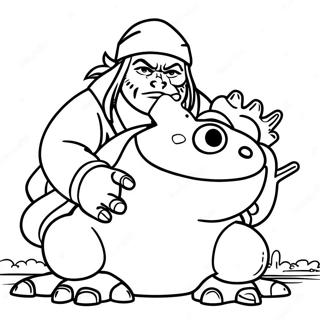 Jiraiya With Toad Sage Coloring Page 61463-49453