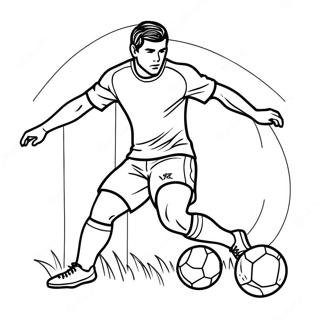 Realistic Football Coloring Pages