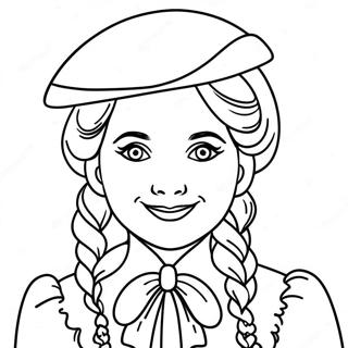 Joyful Anne Shirley Coloring Page 61483-49465